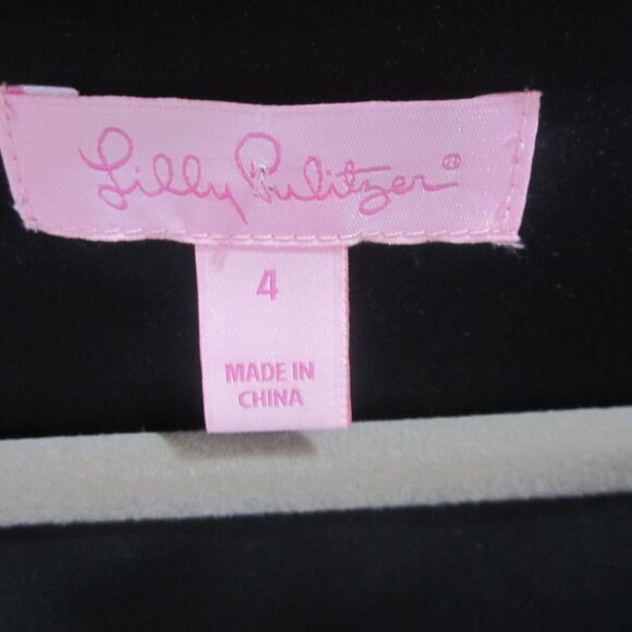 Lilly Pulitzer 4 Caroline Silk Tunic Dress Gold Metallic - Picture 2 of 8